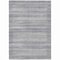 Homeroots 9' X 12' Gray And Silver Striped Washable Indoor Outdoor Area Rug 631501 - alternate 7