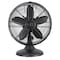 Good Housekeeping 12in Retro Table Fan in Matte Black 92603 - alternate 1