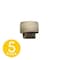 Sapphire Helix Series 1 in. Modern Medium Aged Bronze Cabinet Hardware Knob 5-Pack SP-2828-K-MAB-5 - alternate 1