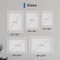 Fab Glass And Mirror Single Acrylic Magnet Wall Frame Size: 21in x27in for Art 18in x24in Chrome F1AC3M21X27CH - alternate 6