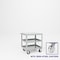 Pucel Heavy Duty Shop Truck, 30 in W x 24 in D x 33.5 in H, Three Shelves, Push Handle, Black 2430-DT-3S - alternate 1
