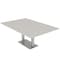 Skutchi Designs Rectangle Conference Table With Power Unit, 48 in W, 72 in L, Ivory HAR-REC-48X72-DOU-K458-NA - alternate 6