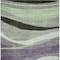 Homeroots 3' X 5' Purple And Green Abstract Washable Indoor Outdoor Area Rug 603683 - alternate 5