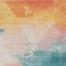 Homeroots 3' X 5' Pink Gold And Teal Blue Abstract Washable Indoor Outdoor Area Rug 611276 - alternate 4