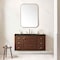 James Martin Vanities Amberly 48" Single Vanity, Mid-Century Walnut, w/ 3 CM Phantome Eclos Top 670-V48-WLT-3PHT - alternate 3