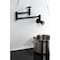 Kingston Brass Wall Mount Pot Filler Faucet, Matte Black KS8100CG - alternate 3