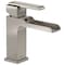 Delta 1 or 3-hole 4" installation Hole Single Hole Lavatory Faucet, Stainless 568LF-SSMPU - alternate 1