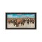 Homeroots Bison Herd Black Framed Print Wall Art 529695 - alternate 2