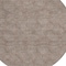 Homeroots 8' Brown And Ivory Round Geometric Washable Indoor Outdoor Area Rug 602349 - alternate 5