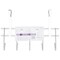 Simple Spaces Door Garment Hook, Each Hook: 4.8 lb, 5-Hook, Steel, Chrome, Hanging Mounting HK07-CH - alternate 2