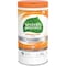 Seventh Generation Disinfecting Cleaner, 7" W x 8" L Canister, Lemongrass Citrus, White, 70 PK SEV22813 - alternate 1