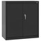 Sandusky Lee Shelving Storage Cabinet, 36 in H, 36 in W, 18 in D, Swing, Keyed, Black, 3 Shelves CA21361836-09 - alternate 4