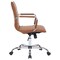 Leisuremod Harris Faux Leather Office Chair, Light Brown HO19LBRL - alternate 2