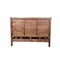Homeroots Brown Carved Abstract Solid Wood King Bed Frame 660003 - alternate 2