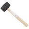 Vulcan Mallet, 16 oz Head, Double-Faced Head, Rubber Head, 13-1/8 in OAL JL24116 - alternate 2