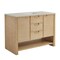 James Martin Vanities Solene 48" Single Vanity, Seaside Oak, w/ 3 CM Siberian Silestone Top D225-V48-SSO-3SFR - alternate 4