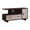 Homeroots 47in Wood Brown Cabinet Enclosed Storage TV Stand 355707 - alternate 1