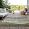 Homeroots 8' X 10' Green And Beige Abstract Washable Indoor Outdoor Area Rug 604974 - alternate 4