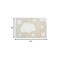 Homeroots 32" White And Beige Cotton Clouds and Stars Youthful Bath Rug 634895 - alternate 4