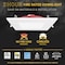 Nuwatt 6 Inch 2 Hour Square Fire Rated Recessed Lighting, Slim Wafer LED Lights 2700K-5000K, 1200LM, 12PK NW-P-SQDL-6-15W-5CT-FR-WH-12P - alternate 3