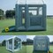 Wrightmaster 13 ft. x 8.2 ft. x 8.2 ft. Inflatable Paint Booth with 370W and 550W Blowers, Air Filter System ZR-PQZP-4X2.5X2.5M-N - alternate 6
