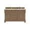 James Martin Vanities Brookfield 60" Double Vanity, Pecan, w/ 3 CM Tajnar Eclos Top 547-V60D-PCN-3TJR - alternate 1
