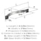 Amerock Sheffield 5-1/16 inch (128mm) Center-to-Center Polished Chrome Cabinet Pull, 10PK 10VMP3704226 - alternate 2