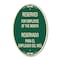 Signmission Reserved for Employee of the Month - Reservad, 12 In X 18 In Architectural, Heavy Gauge Aluminum A-OV-G-1218-23206 - alternate 1