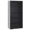 Atlantic Metal Bookcase, Steel, 5 Shelf, Black, 72HX36W BA40361872-09 - alternate 1