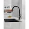 Delta Monrovia Single Handle Pull-Down Kitchen Faucet With Touch2O Technology 9191T-BL-DST - alternate 6