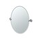 Gatco Designer II 26.5" Frameless Oval Mirror, Chrome 5079 - alternate 2