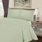 Homeroots Light Green Queen Cotton Blend 1000 Thread Count Washable Duvet Cover Set 528108 - alternate 6