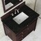 James Martin Vanities Brittany 36" Single Vanity, Burnished Mahogany, w/ 3 CM Phantome Eclos Top 650-V36-BNM-3PHT - alternate 3