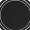 Homeroots 4' Black And Ivory Round Indoor Outdoor Area Rug 545941 - alternate 3