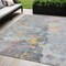 Homeroots 5' X 8' Granite Gray Abstract Washable Indoor Outdoor Area Rug 607789 - alternate 1