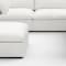 Homeroots White Linen Blend Modular L Shaped Six Piece Corner Sectional 716919 - alternate 2