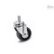 Elesa 452156 Castors for general use Vulcanised rubber coating plate bracket and threaded centr 452156 - alternate 1