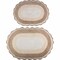 Lavish Home Reversible Bathroom Rug Set, Beige, 2-Pieces, 32 inx20 in/24 inx17 in ST-BATH7-OSB - alternate 1