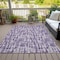 Homeroots 8' X 10' Purple And Lavender Abstract Washable Indoor Outdoor Area Rug 602512 - alternate 5