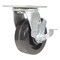 Vestil Phenolic Swivel With Brake Caster 5 In. Diameter x 2 In. Width 1000 Lb. Capacity Black CST-VE-5X2PH-SWB - alternate 1