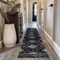 World Rug Gallery Geometric Shag Runner Rug 2 ft 3 in x 12 ft Anthracite WR117ANTHRACITE2X12 - alternate 1