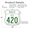 Signmission Route Marker Shield Sign Us 420, 18 Inch X 18 Inch, Plastic Sign SHI-P-18-477 - alternate 2