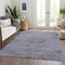 Homeroots 9' X 12' Blue And Gray Floral Washable Indoor Outdoor Area Rug 604214 - alternate 3