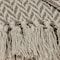 Homeroots Multi Beige Herringbone Woven Handloom Throw 476217 - alternate 5