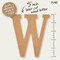 Plaid MDF Letter, W, 5 Inch, 12PK 63576 - alternate 4