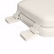 Jones Stephens Bone Soft Toilet Seat, Closed Front with Cover, QuicKlean Hinges, Round C3B5R201 - alternate 3