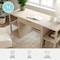 Martha Stewart Kayden Single-Drawer Desk w/Dual 2 Tier Shelves in Light Natural w/Brushed Gold Hardware KHO-23042-TBSF2-LNT-GLD-MS - alternate 6