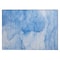 Homeroots 2' X 3' Blue Abstract Washable Non Skid Indoor Outdoor Area Rug 559730 - alternate 5