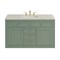 James Martin Vanities Chicago 48" Single Vanity, Smokey Celadon, w/ 3 CM Siberian Silestone Top 503-V48-SC-3SFR - alternate 5