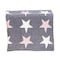 Homeroots Grey Ivory And Pink Stars Knitted Baby Blanket 383160 - alternate 6